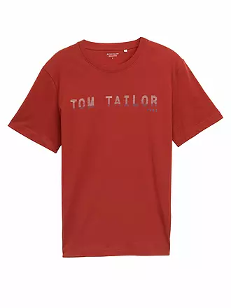 TOM TAILOR | T-Shirt | rot